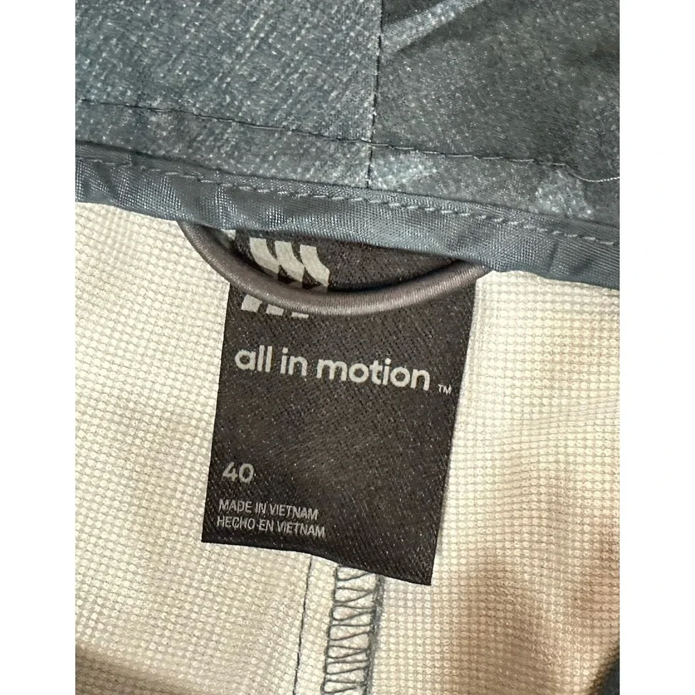All In Motion Shorts Mens‎ 40 Blue Tropical Lightweight Casual Stretch Shorts